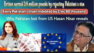 Britain Earned 53 mln Pounds by Rejecting Pak Visas۔ Hasan Nisar Reveals Reason Behind Losing Match [upl. by Ilojne757]