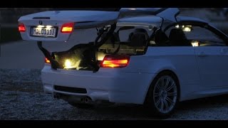 118 Kyosho diecast BMW M3 E93  full light package tuning  Toy car BMW big boy [upl. by Ayo]