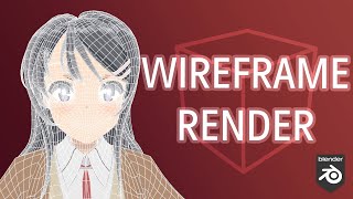 How to Render Wireframe  Secret Technique  Blender Setup Tutorial [upl. by Anillehs]