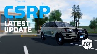 ROBLOX  CONNECTICUT STATE ROLEPLAY – MAJOR UPDATE [upl. by Martynne830]