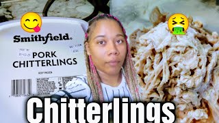 Cleaning CHITTERLINGS FOR THANKSGIVING [upl. by Matias]