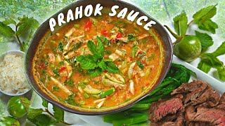 CAMBODIAN STEAK DIPPING SAUCE  TIRK PRAHOK  ទឹកប្រហុក [upl. by Doig]