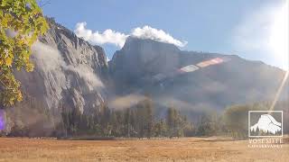 Yosemite Ahwahnee Meadow Timelapse [upl. by Araiek]