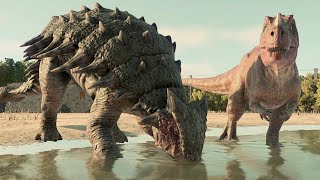 Ankylosaurus Vs Ceratosaurus  Jurassic World Evolution 2 [upl. by Gideon661]