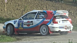 Rally Legend 2018 San Marino Shakedown Day 1  Drifts Action Fails and PURE Sounds [upl. by Buerger110]