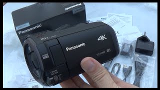 Panasonic HC VX980 4K Camcorder Unboxing [upl. by Aiken]