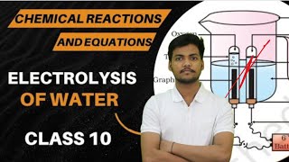 Electrolysis of Water Class 10th Important Topics🔥✅ class10 electrolysis class10science [upl. by Bronder]