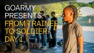 What Is Day 1 of Basic Training Like  GOARMY​ [upl. by Alur]