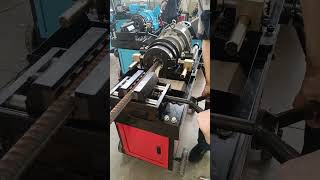 Hebei Yida United Machinery BTS3 rebar thread cutting machine on site assembling video [upl. by Aleunamme]