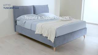 Letto contenitore matrimoniale Tuscany 20  Perdormire [upl. by O'Callaghan]