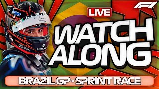 Live Timing F1 2024 Brazil GP Sprint Race WATCHALONG [upl. by Lehteb]