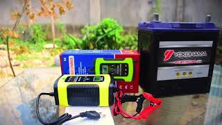 ឆ្នាំងសាកអាគុយ 12V FOXSUR BATTERY CHARGER 12V [upl. by Jose868]