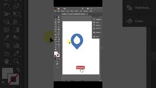 Master Merging Shapes for Stunning Designs in Adobe Illustrator trendingshorts [upl. by Ecinrahs]