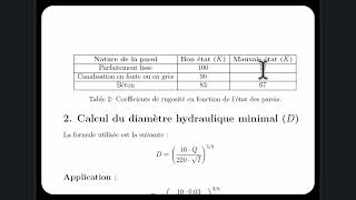 Dimensionnement des canalisations [upl. by Nnaeel813]