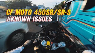 CF MOTO 450SRSRS  KNOWN ISSUES AND FIX  with ENG Subtitles [upl. by Jami27]