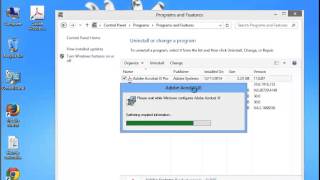 Uninstall Adobe Acrobat XI Pro 11 on Windows 8 [upl. by Iahk]