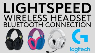 How to connect your Logitech LIGHTSPEED Wireless Headset with Bluetooth [upl. by Osbourne745]