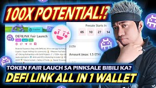 THE NEXT 100x POTENTIAL TOKEN DefiLink Fair Launch Pinksale Token Sale Update [upl. by Ahtilat622]