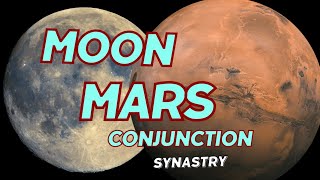 Mars Moon Conjunction in Synastry  Astrology [upl. by Eilssel194]