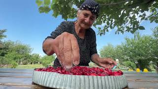 Daily Life Documentary Harvesting Cornelian Cherries and Making Jam in the Mountains [upl. by Swift]