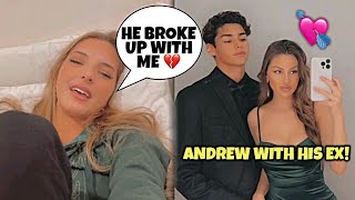 Lexi Rivera Admits Break Up with Andrew Davila on Live landrew [upl. by Aicenad]