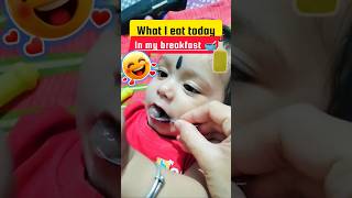 baby breakfast ideas🥣 6 to 12 month baby breakfast  easy and quick breakfasteating shortsrecipe [upl. by Enilasor]