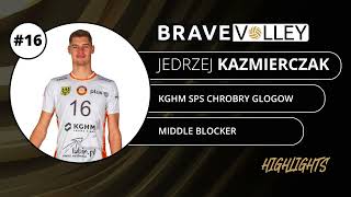 Jedrzej Kazmierczak 16 highlights 202324 KGHM SPS Chrobry Glogow [upl. by Iharas]