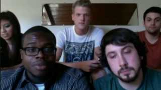 Kevin Olusola Speaking Chinese  Pentatonix Livestream 62712 [upl. by Auqenet]