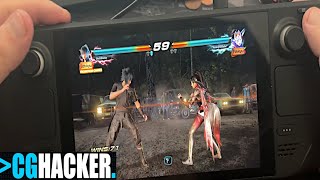 How To Fight with Noctis Lucis Caelum Tekken 7 on STEAM DECK [upl. by Oirramed]