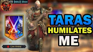 Getting Crucified By Taras Teams In Live Arena I Raid Shadow Legends [upl. by Enirahtac]