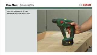 Tutorial AkkuBohrhammer Uneo Maxx von Bosch [upl. by Amikay925]