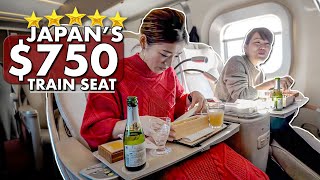 What Japans Most Expensive Bullet Train Seat is Like  750 Ride  Feat AbroadinJapan [upl. by Htebilil]