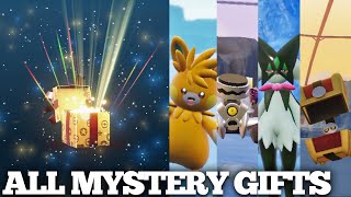 ALL EXCLUSIVE ACTIVE POKEMON MYSTERY GIFTS [upl. by Anilat481]