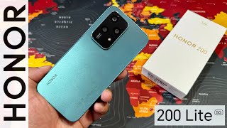 Honor 200 Lite 5G  Unboxing and HandsOn [upl. by Neirbo]