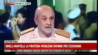 Marina Militare  Intervista al CASMM Ammiraglio Luigi Binelli Mantelli a SKYTG24 [upl. by Enyrhtak]