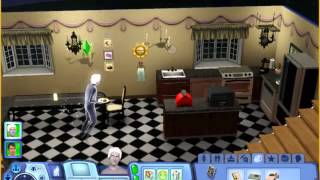 The Sims 3  Cooking Ambrosia and resurrecting a sim [upl. by Ybbil]