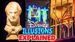 Top 10 Disney Secrets Illusions amp Tricks Explained  Walt Disney World amp Disneyland [upl. by Gaeta]