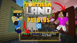 Como crear PUEBLOS en tu Serie de Minecraft como en Tortilla Land 😨😨  ATERNOS [upl. by Christal]