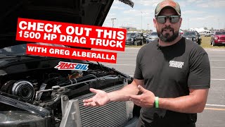 Walkaround Greg Alberallas 1500 HP Drag Truck [upl. by Isbella]