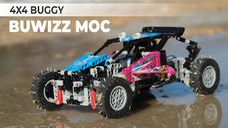 ICE RACER  4x4 Buggy made of LEGO® bricks  powered with BuWizz 30 Pro  2 x BuWizz Motor [upl. by Kirch968]