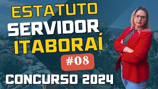 Concurso Itaboraí 2024 Estatuto do Funcionário Público Itaboraí 08 [upl. by Leahcimal307]