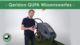 Alles Wissenswerte zum neuen Qeridoo QUPA Kinderanhänger [upl. by Lemert]