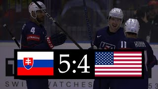 Slovensko  USA  54 Po prodloužení  MS v hokeji 2024  Sestřih [upl. by Allbee300]