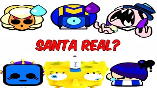 BRAWL STARS ANIMATION SANTA 🎅 REAL [upl. by Ahseet162]