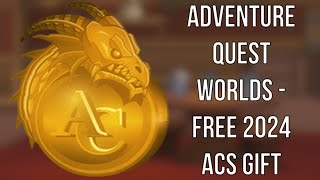 AdventureQuest Worlds  Free 2024 ACs Gift Quest [upl. by Phyllida]