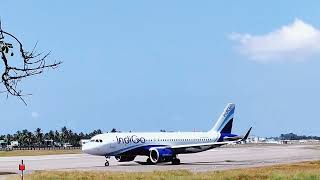 IndiGO  A320271N  Taxiing  RWY32  Take Off  IndiGo6E  TRIVANDRUM AIRPORT [upl. by Notxed]