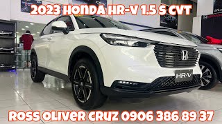 2023 Honda HRV 15 S CVT Platinum White Pearl [upl. by Odlaniger]