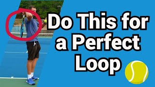 How to start the loop on the tennis serve [upl. by Ammann421]