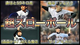 【プロ野球】60キロでも抑えられる！遅いボールで打者を翻弄させた男たち10選 [upl. by Cirnek]