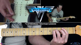 Van Halen  Cathedral Guitar Lesson [upl. by Hali]